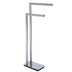 Laloo Floor Stand Double Towel Bar