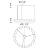 Matteo Oni Chandelier Ceiling Light