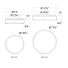 WAC Lighting Constantine Flush Mount 3000K