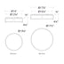 WAC Lighting Constantine Flush Mount 3000K