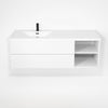 Rubi Haus 55" Wallmount Vanity with Countertop