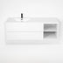 Rubi Haus 55" Wallmount Vanity with Countertop