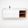 Rubi Haus 55" Wallmount Vanity with Countertop