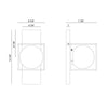 Matteo Squircle Vanity Wall Light
