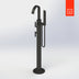Unity Rubinet Fountain Blue Bathroom Tub Filler