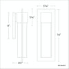 Modern Forms Mist Outdoor Sconce