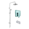 Carre Pressure Balance Shower Kit