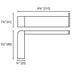 Laloo Eaton Hand Towel Bar